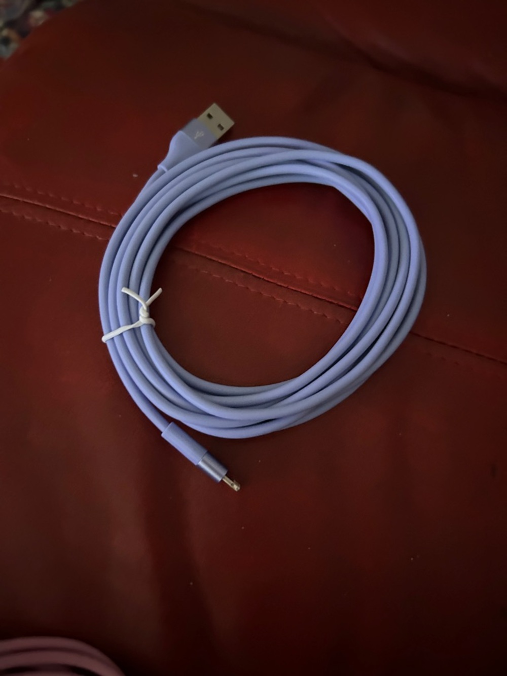 Lavender USB to Lightning Charging Cable - Compatible Cell Phone Accessory